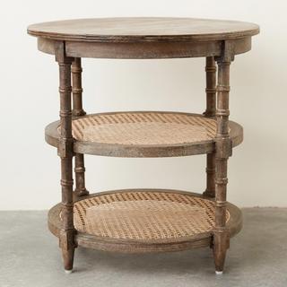 3-Tier Mango Wood Table
