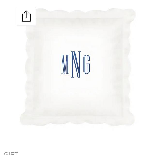Monogrammed Pillow Sham