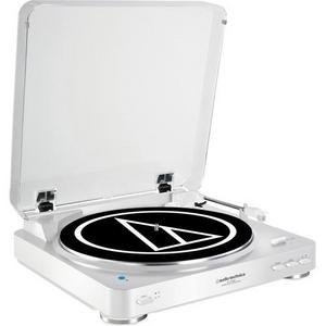 Audio-Technica Consumer AT-LP60WH-BT Turntable with Bluetooth (White)