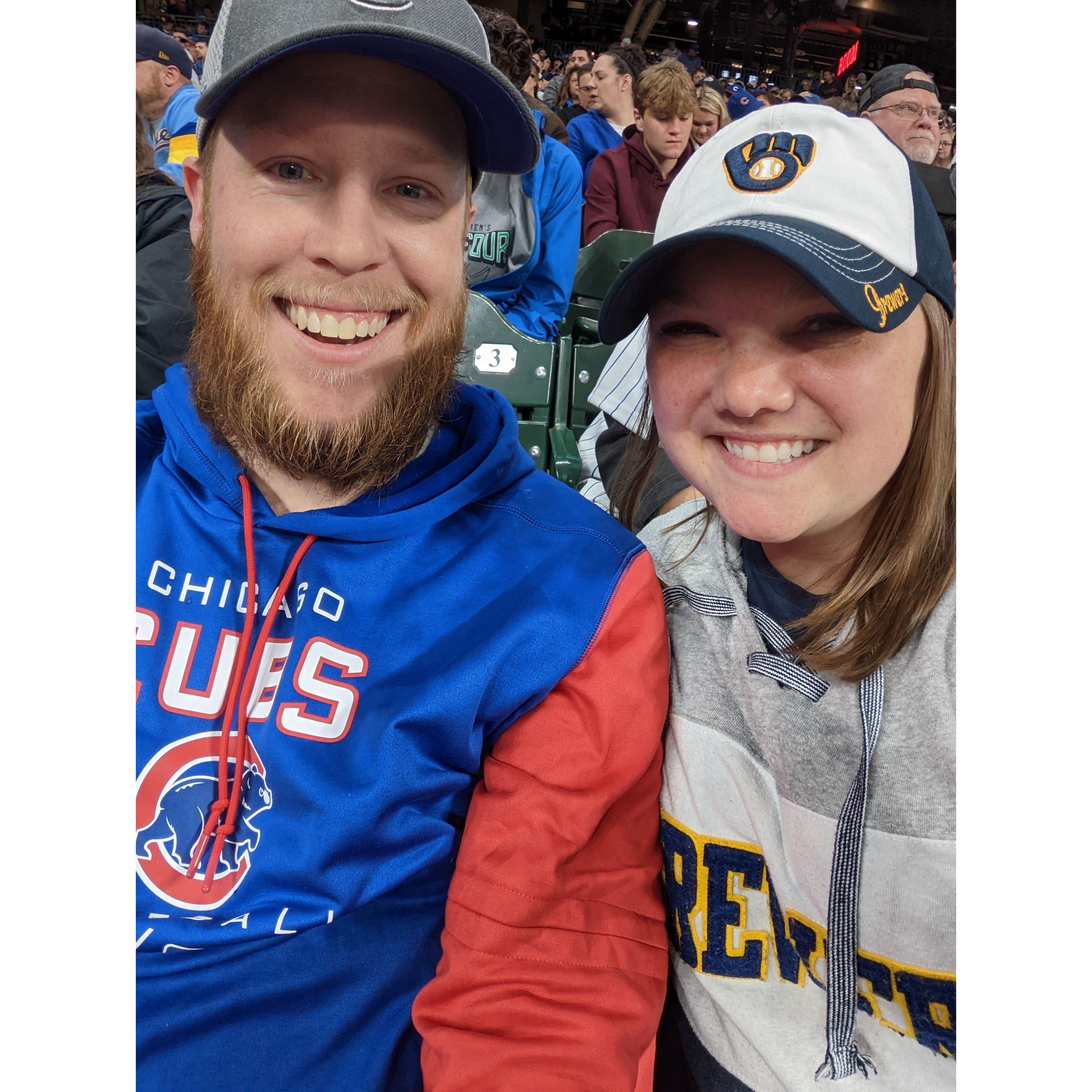 Brewers vs Cubs type of family!