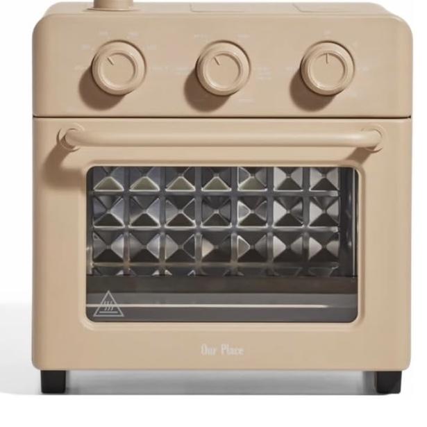 Our Place Wonder Oven | 6-in-1 Air Fryer & Toaster Oven with Steam Infusion | Compact, Countertop Friendly, Fast Preheat, Multifunctional | Air Fry, Toast, Roast, Bake, Reheat & Broil | Steam