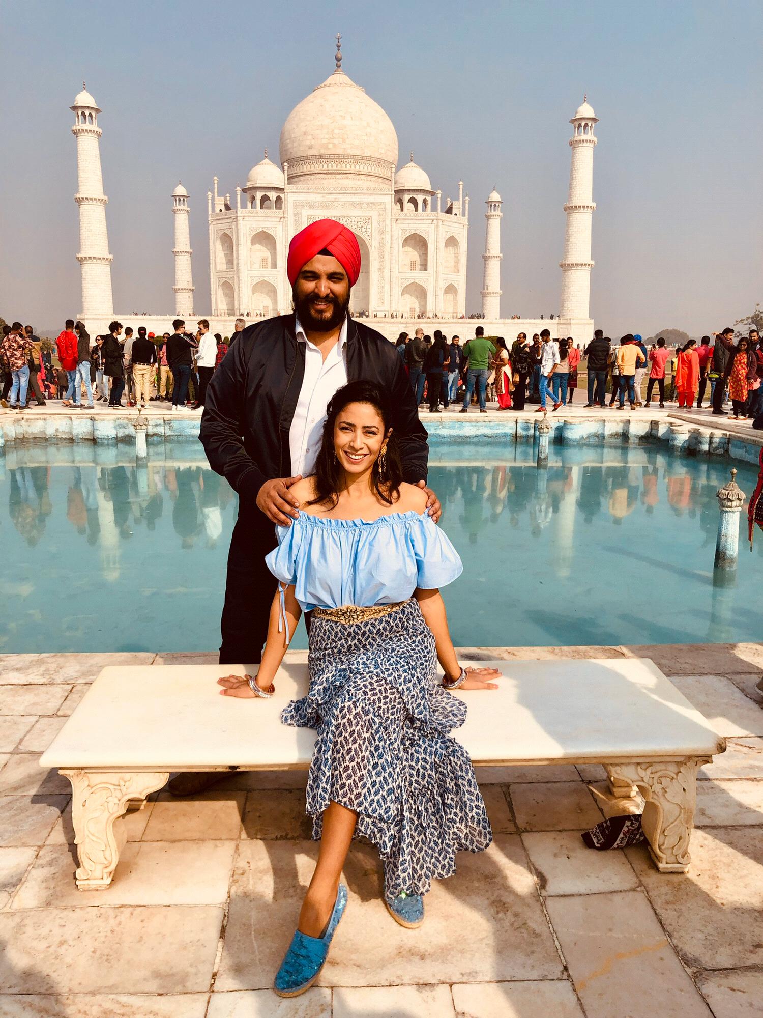 The "non cliché" cliché Taj Mahal shot