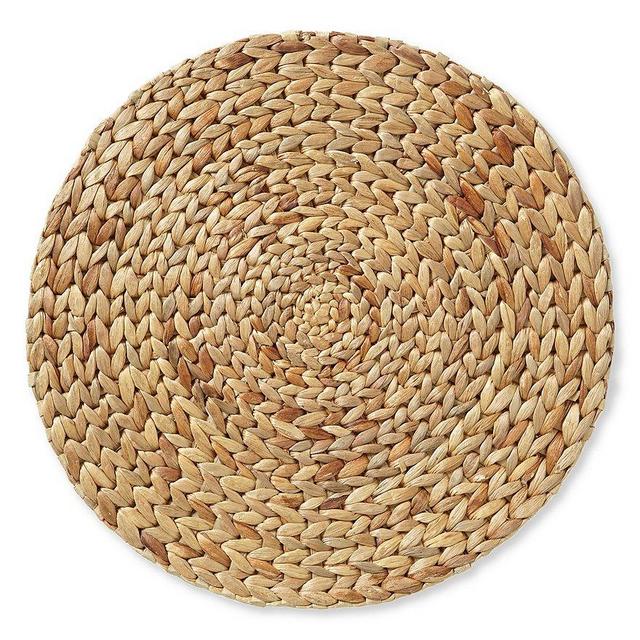 Southern Living Round Woven Water Hyacinth Placemat