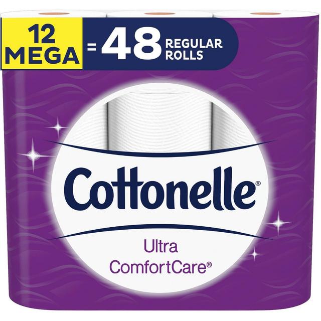 Cottonelle Ultra Comfort Care Toilet Paper - 12 Mega Rolls