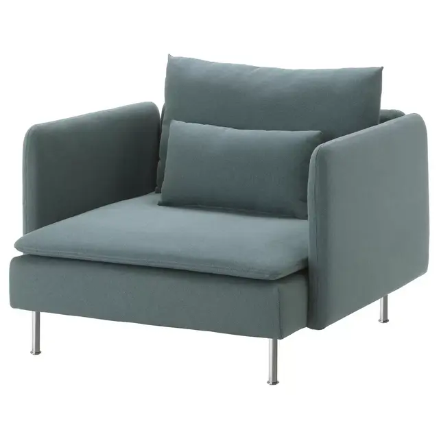 SÖDERHAMNArmchair, Finnsta turquoise