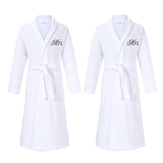 Mrs & Mrs Lesbian Gifts | Set of 2 Mrs and Mrs Robes | Perfect for Lesbian Wedding Engagement