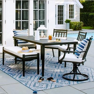 Fairmont 6pc Patio Dining Set - Linen - Threshold™