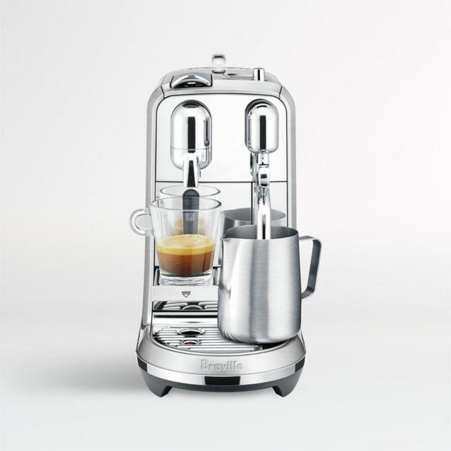 Nespresso ® by Breville ® Brushed Stainless Steel Creatista Plus Espresso Machine