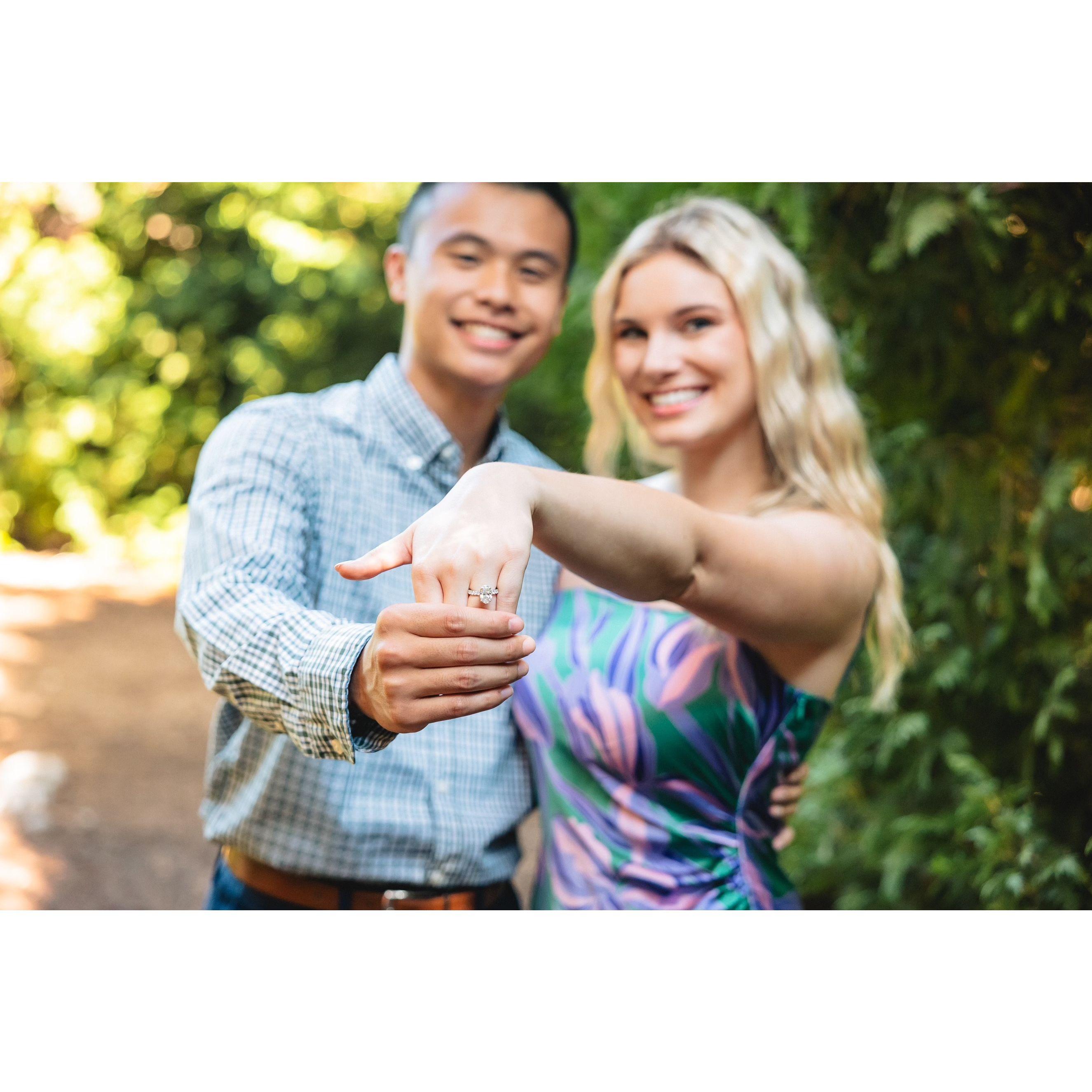 Chris proposes to Olivia on Mackinaw Island on August 31st, 2024!
