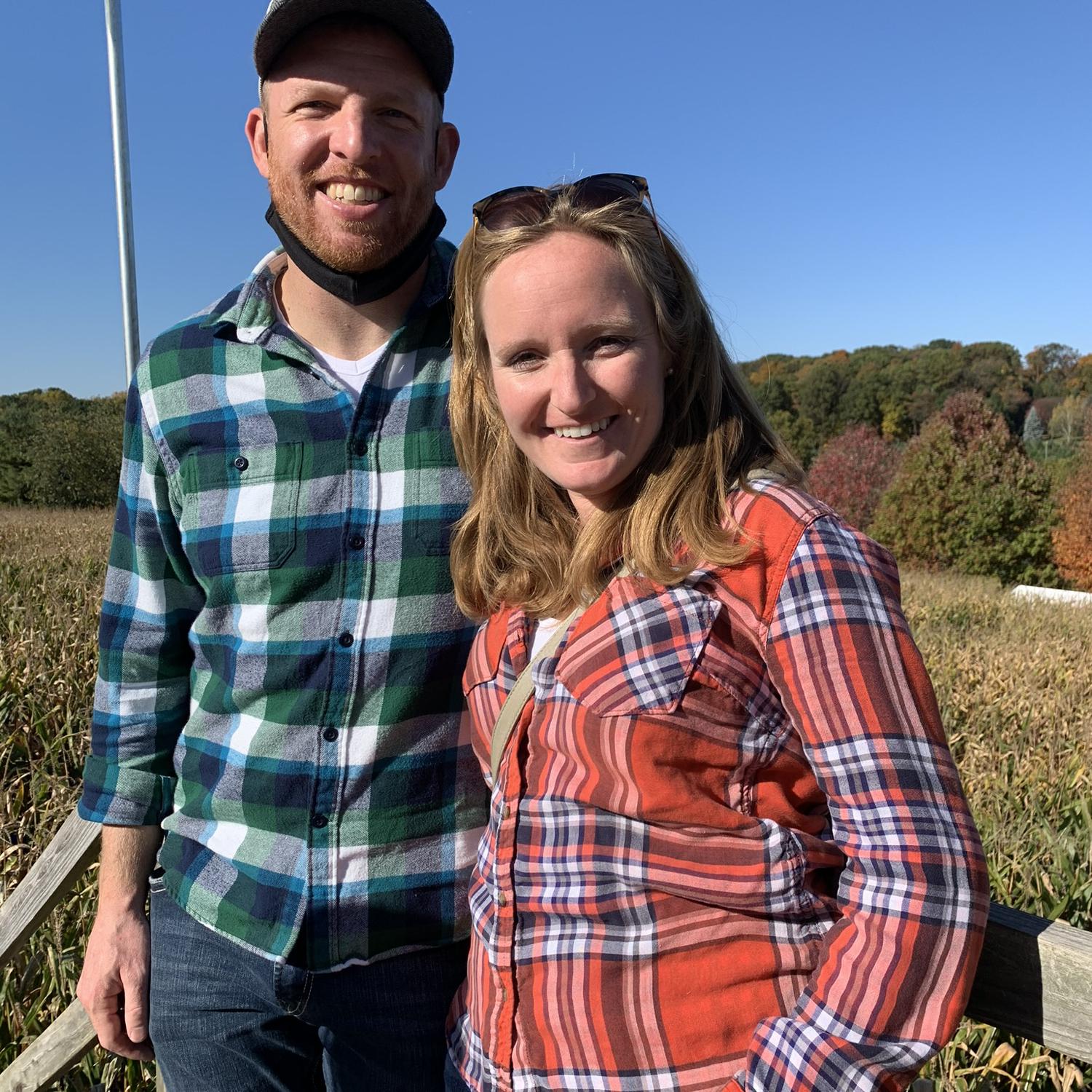 Fall fun at Cornfusion in Manchester! Emily met Eric’s friend Trish and her family for the first time! October 2020.