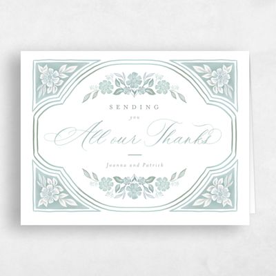 Iceberg, Blue Wedding Thank You - Reed Landscape