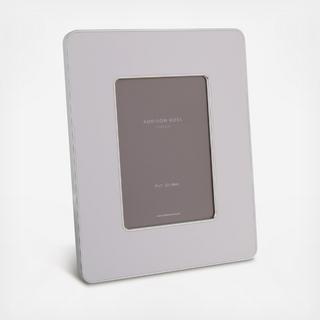 Enamel Silver Edged Studio Photo Frame