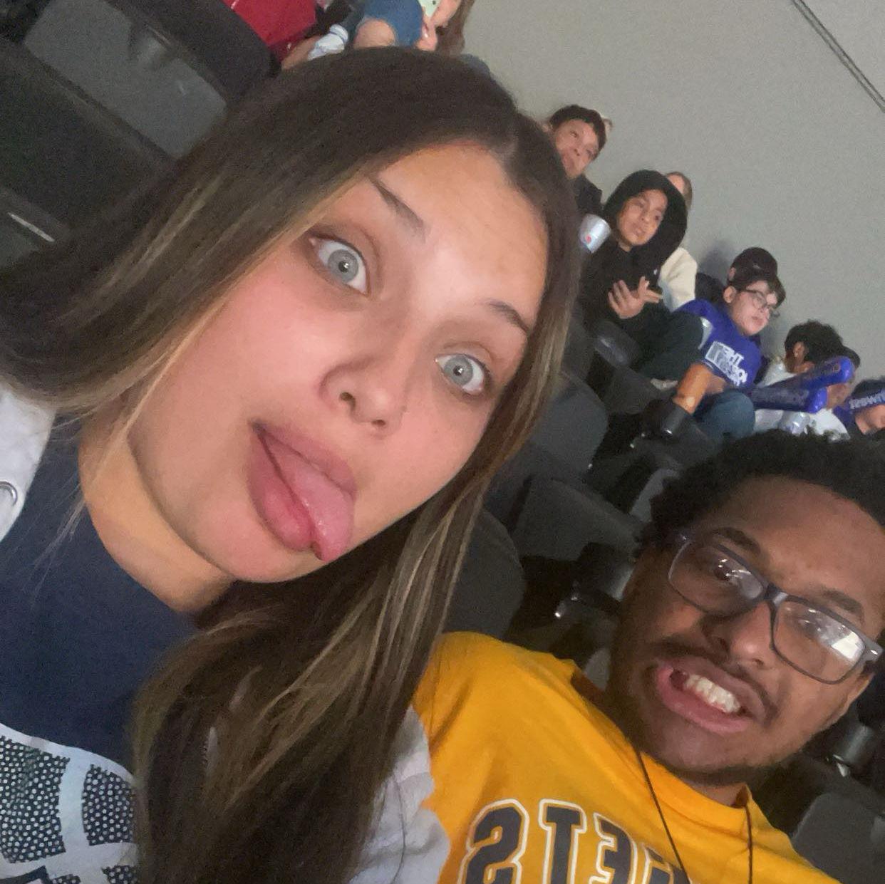 Crazy outing to a basketball game where the Nuggets almost lost!