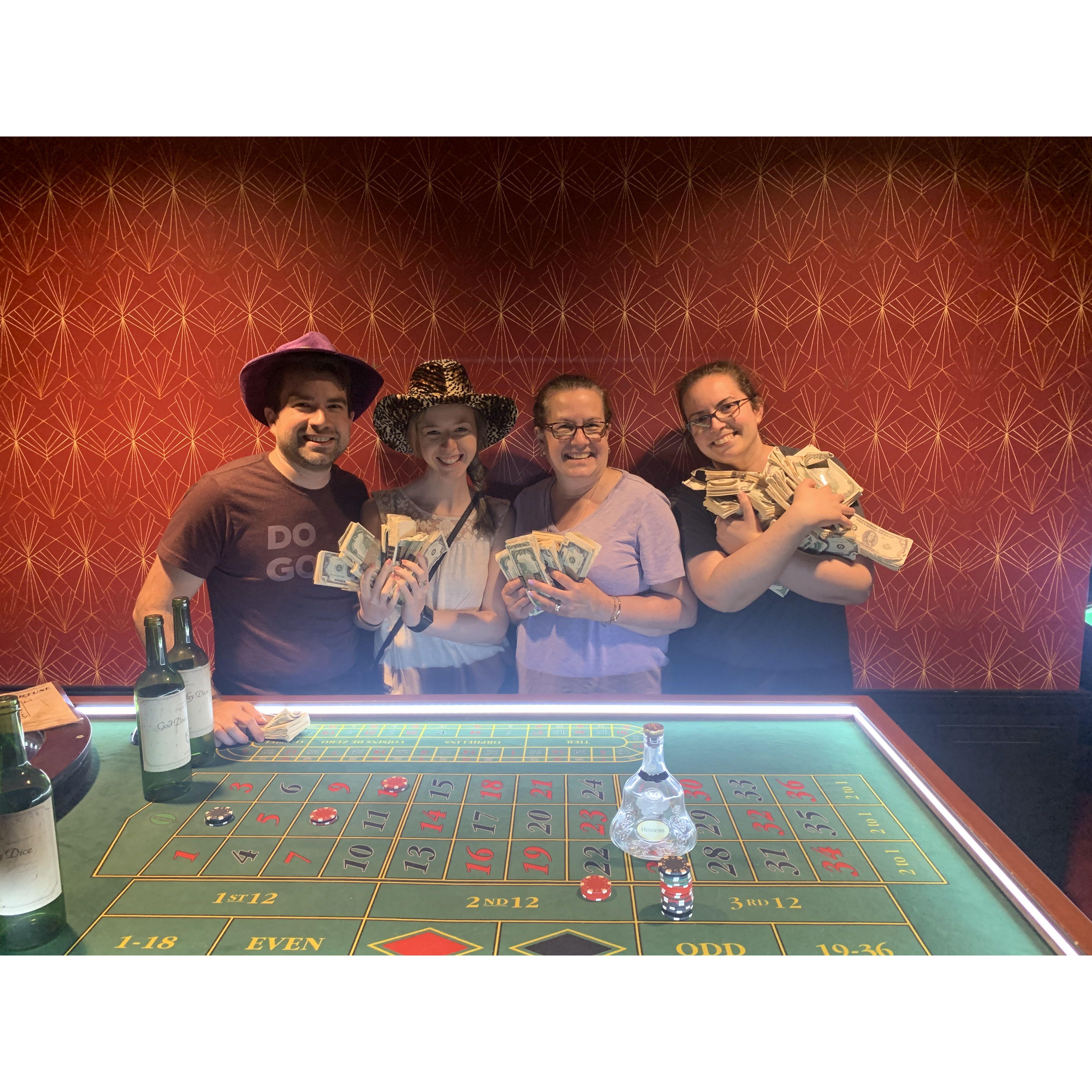 We had a fantastic weekend with Matt's family in Seattle and introduced them to our love of escape rooms