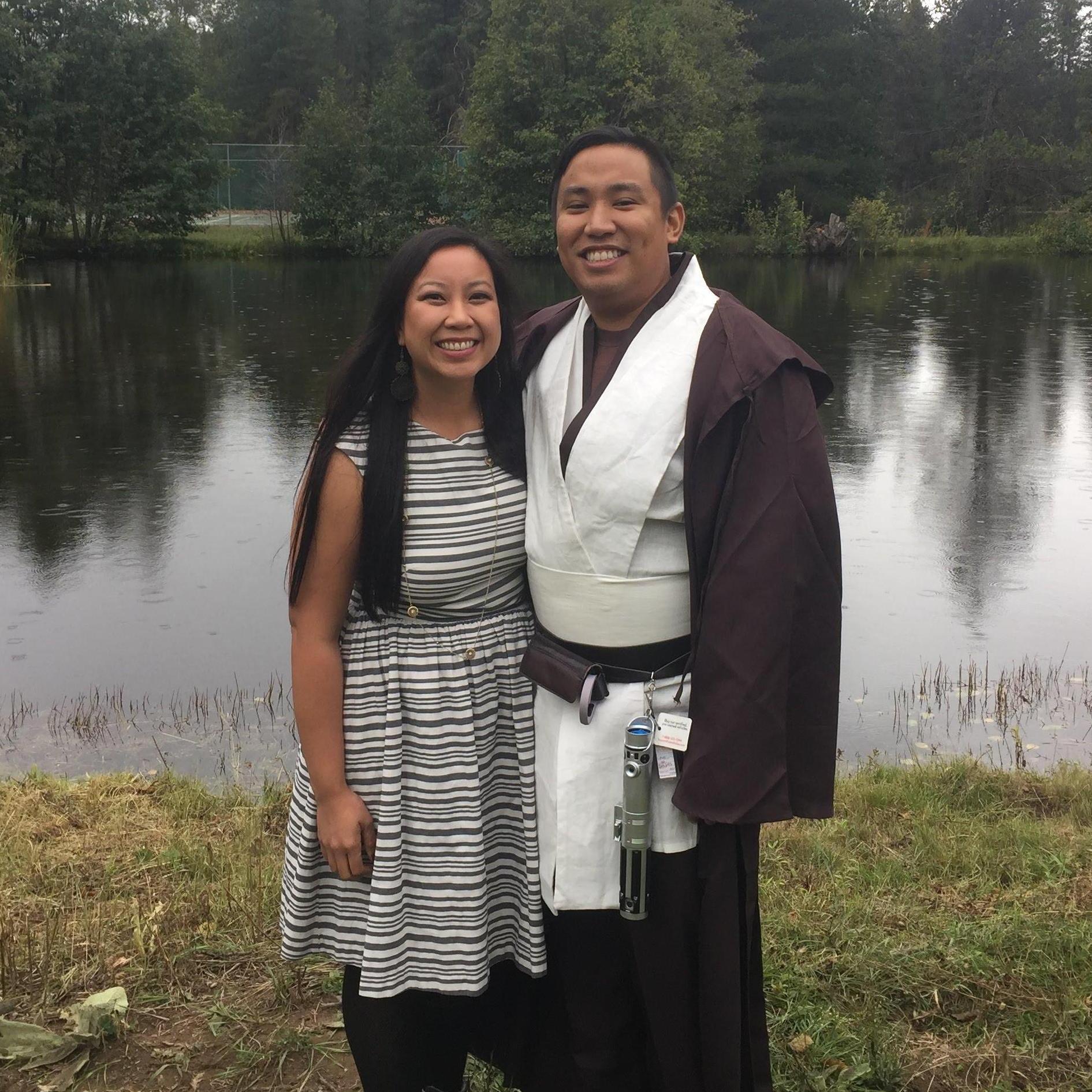 Justin officiated for a Star Wars themed wedding for a close friend