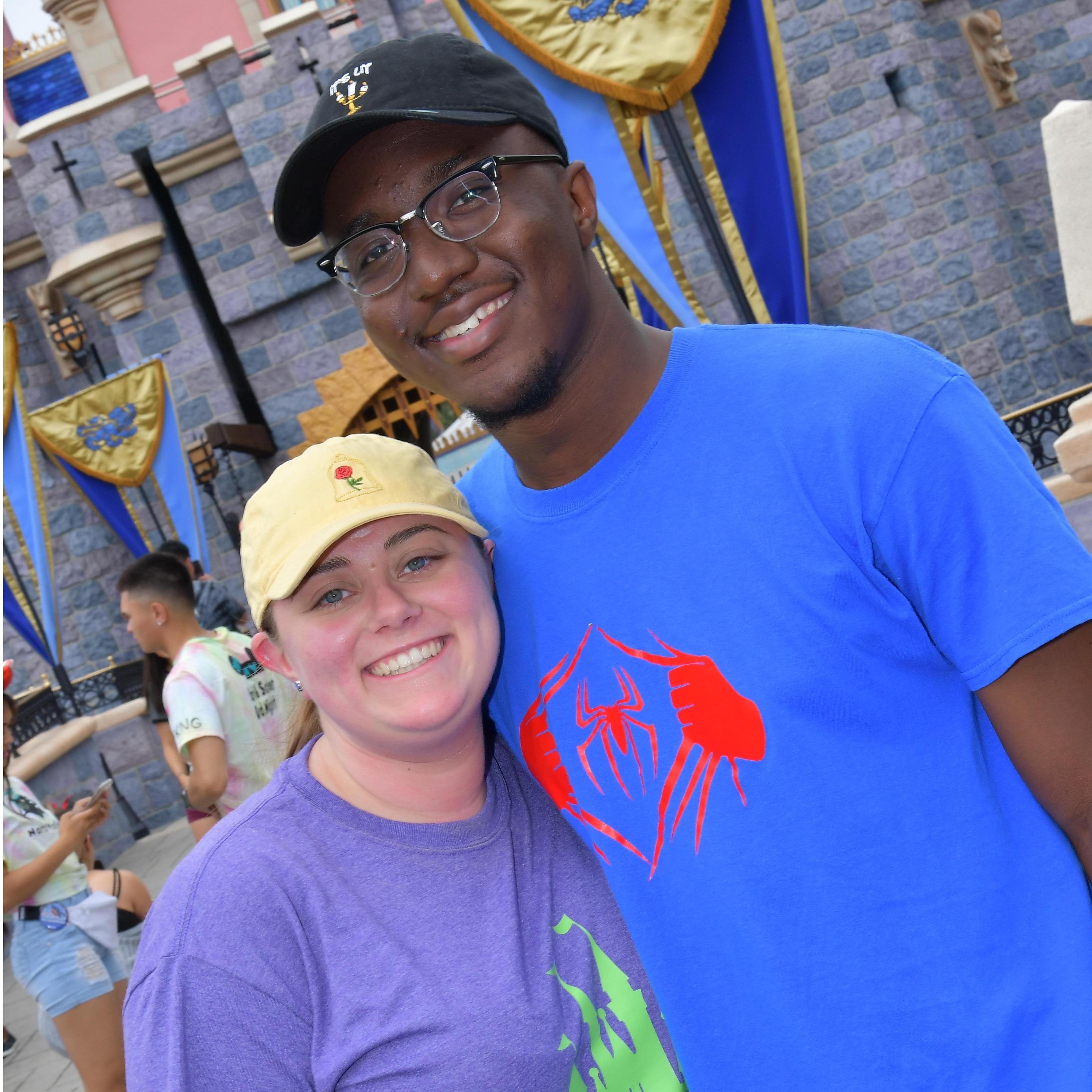 Us in Disneyland