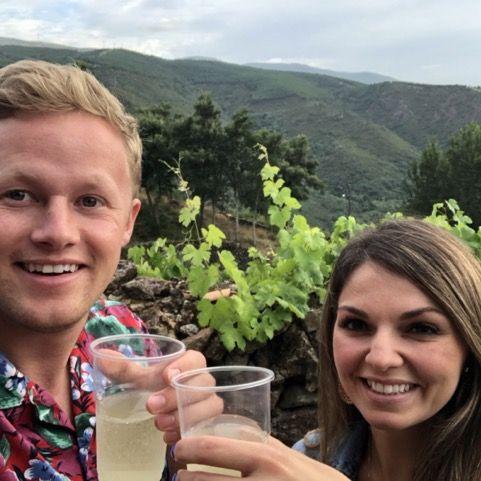 Celebrating Justin's first time in the Michelle's family's native land