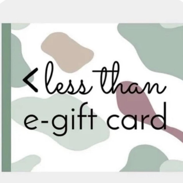 Less Than Gift Card