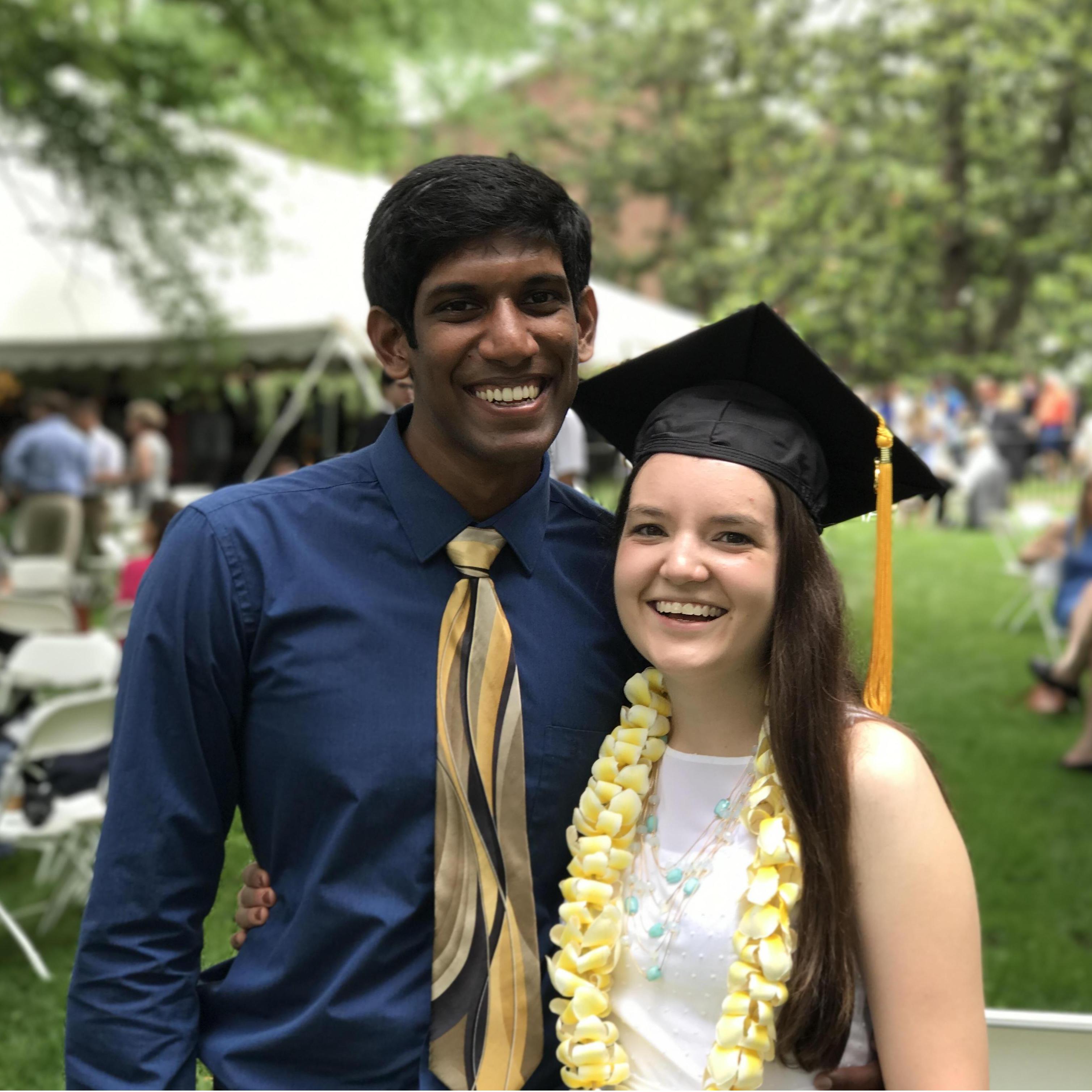 Celebrating Ariana's graduation from Vanderbilt in May of 2017!