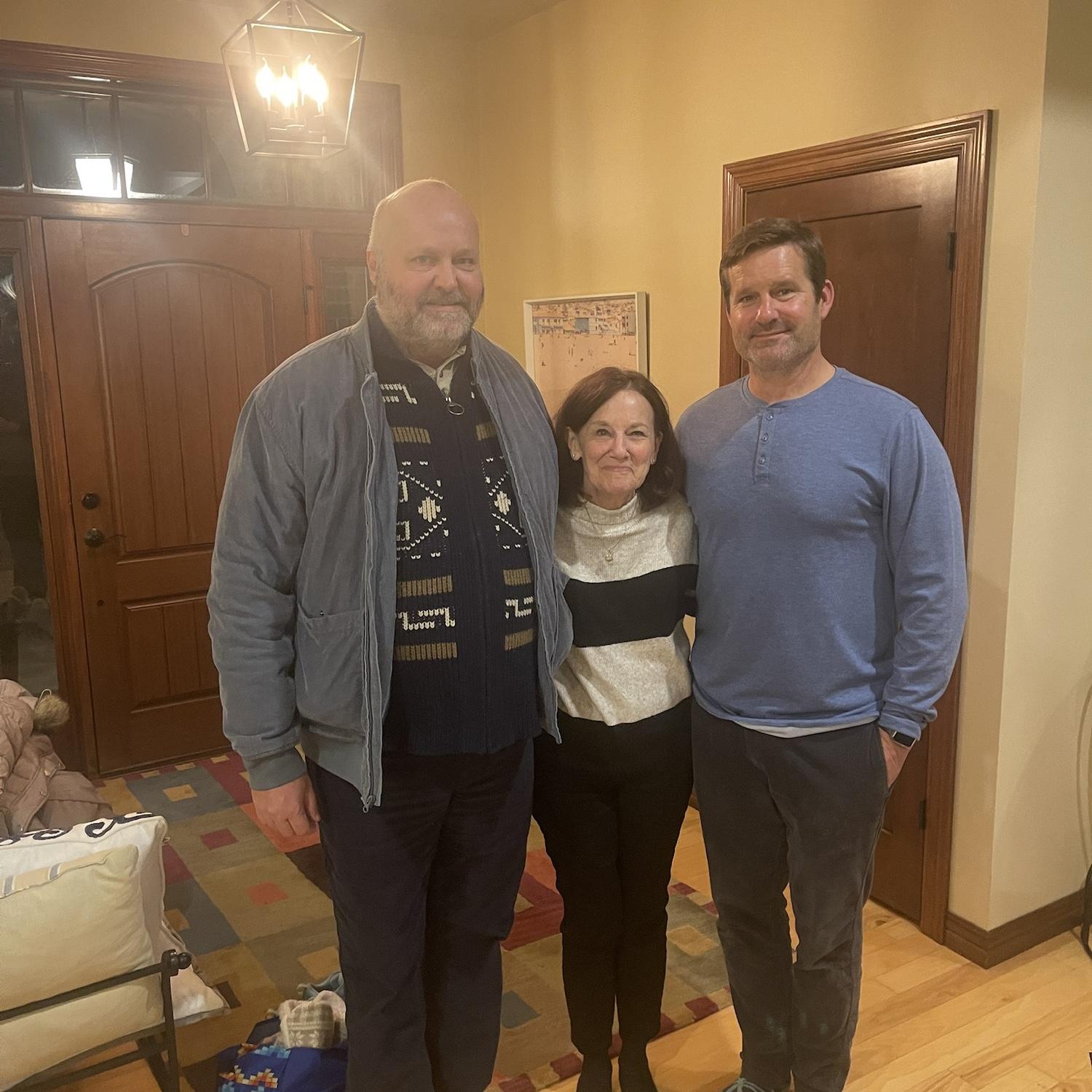 Beautiful Katie with her sons.