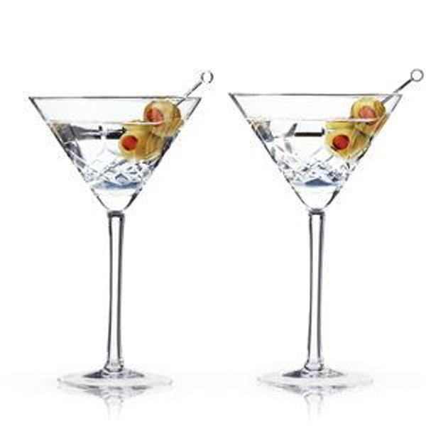 Admiral Crystal Martini Glasses