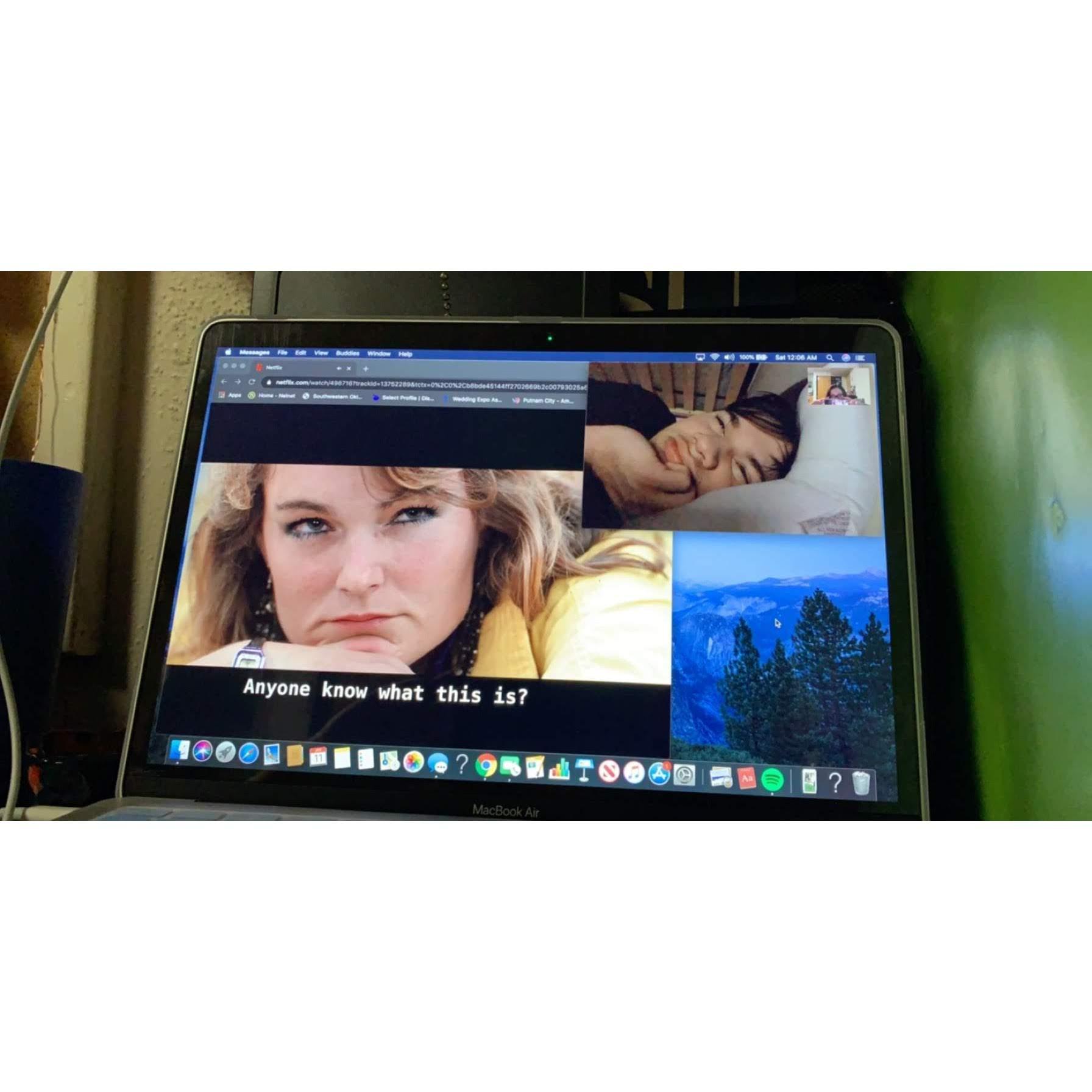 We had lots of FaceTime dates during the first year of college.