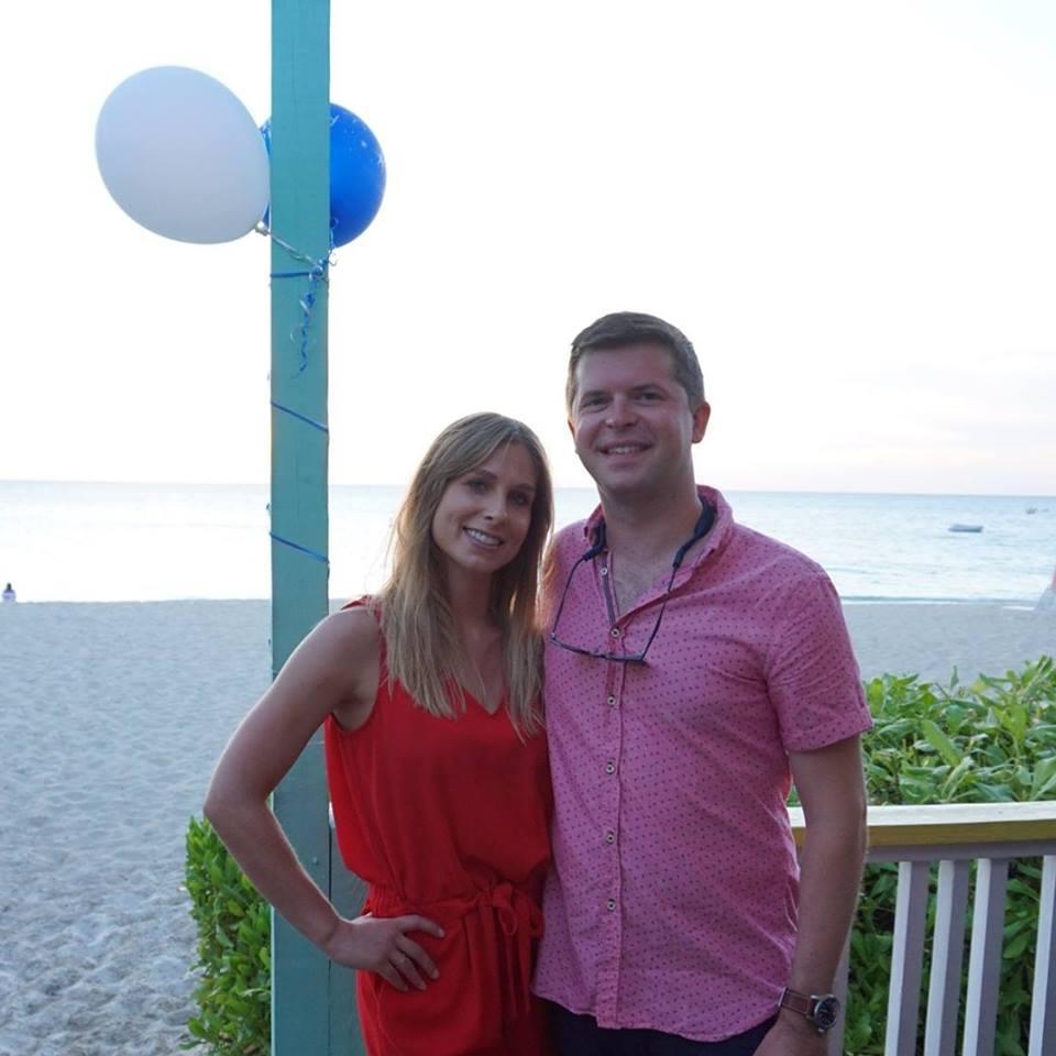Here Jaime and Justin are celebrating the Gregster turning 70 in the Turks and Caicos.