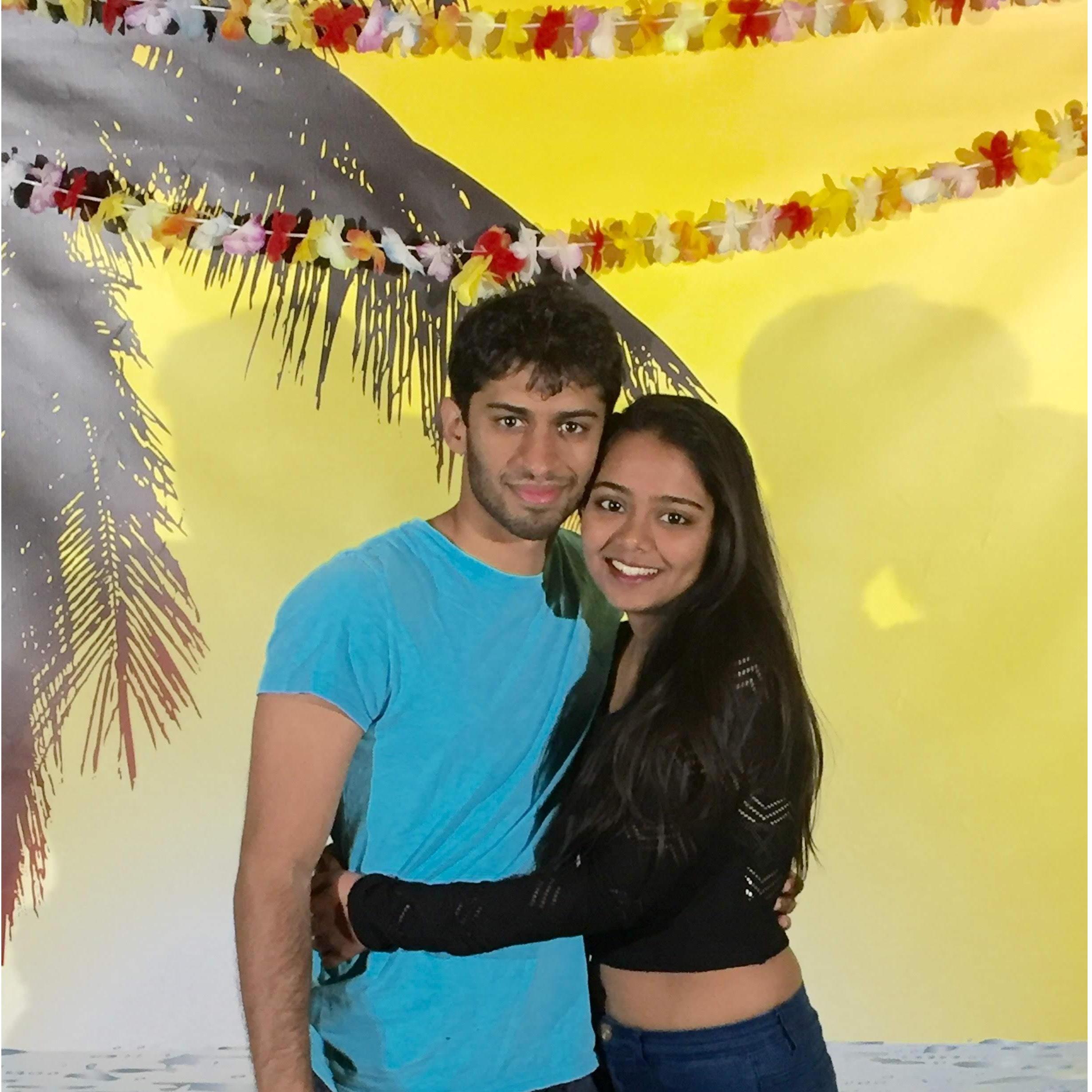 (Fall 2015) We first met at Harvey Mudd College...Avi was a senior and Kinjal was a freshman. As luck would have it, Kinjal's friend lived in the same suite as Avi, and this is how it all began...