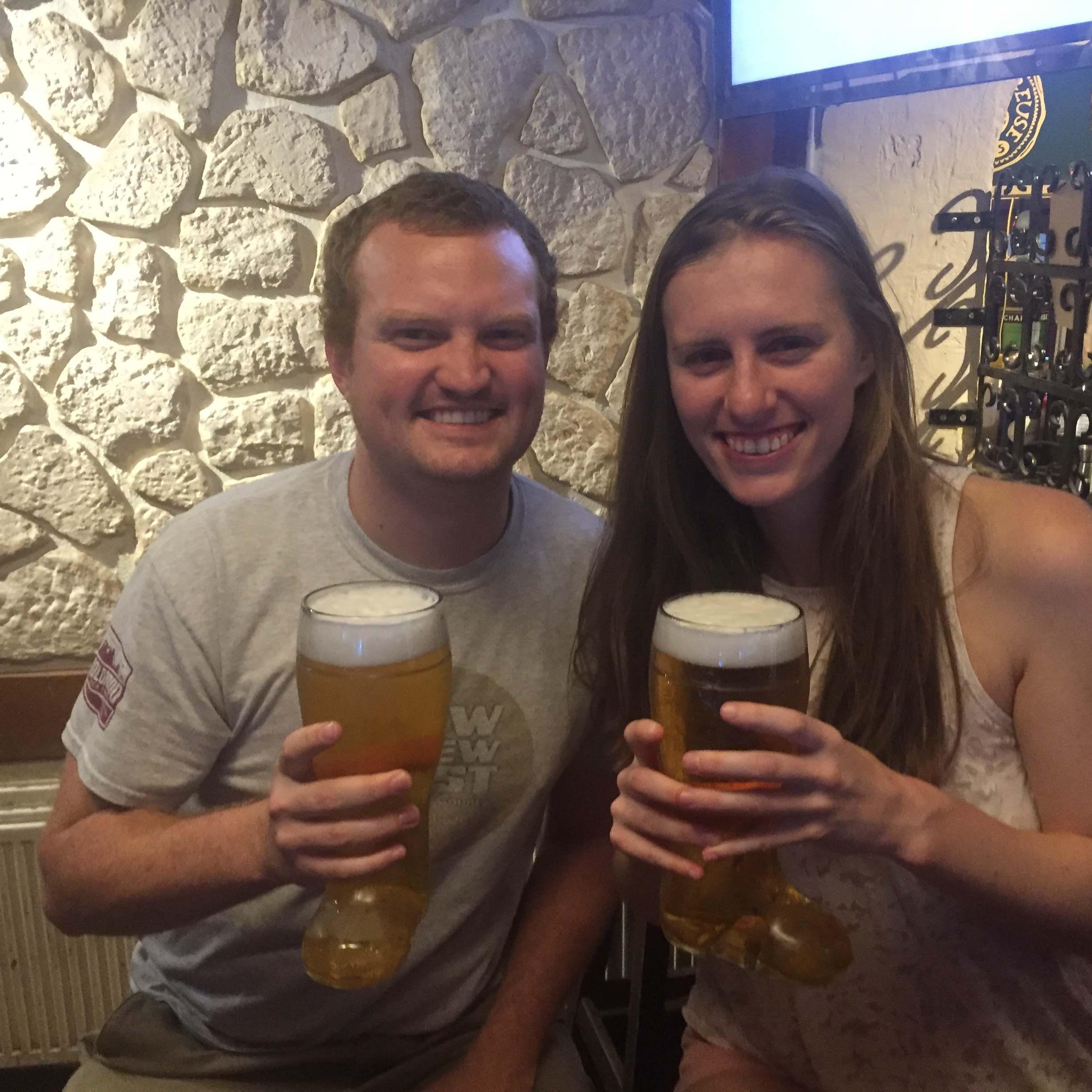 Our first trip to Europe together!