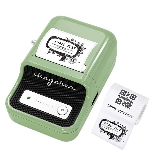 NIIMBOT B21 Label Maker Wireless Thermal Label Printer, Inkless Label Maker with Tape, 1pack 50x30mm Label for Home Organization Office Business