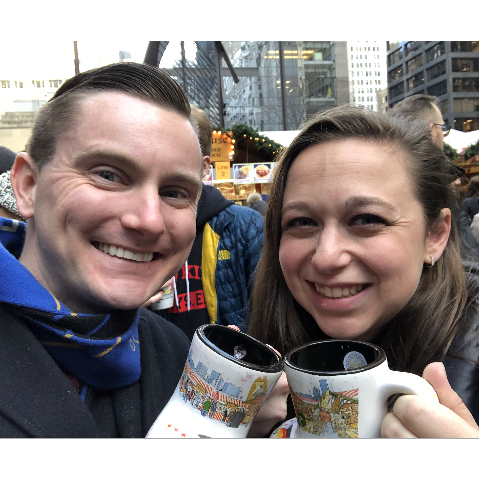 The Christkindlemart is even MORE fun with Gluewein!
