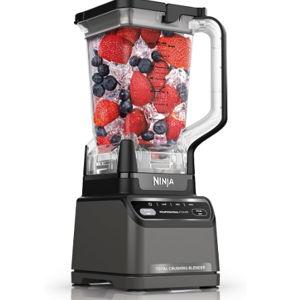 Ninja BR201AMZ Professional Blender 2.0, 1200 Watts, Auto-iQ Program, Total Crushing Blades, 72-oz. Pitcher, 4 Manual Speeds for Smoothies, Shakes, and Frozen Drinks, Dishwasher-Safe Parts, Dark Grey