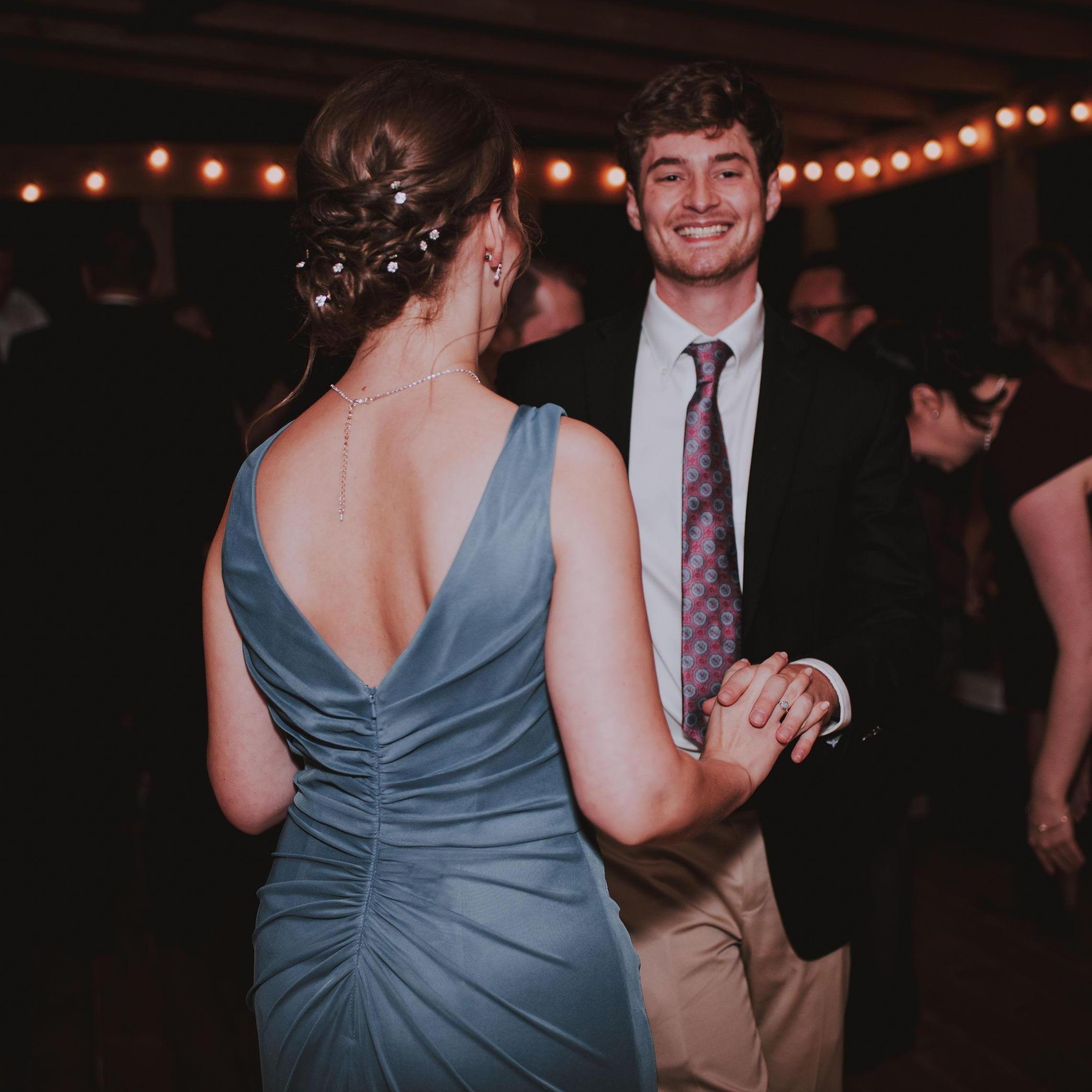Dancing at Evan & Kristine's wedding