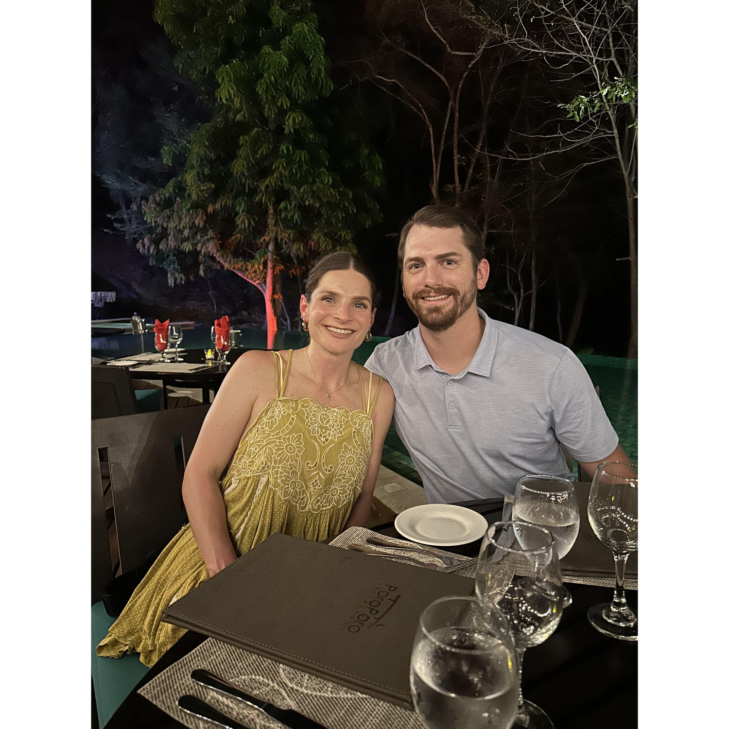Dinner at Poro Poro in Costa Rica!