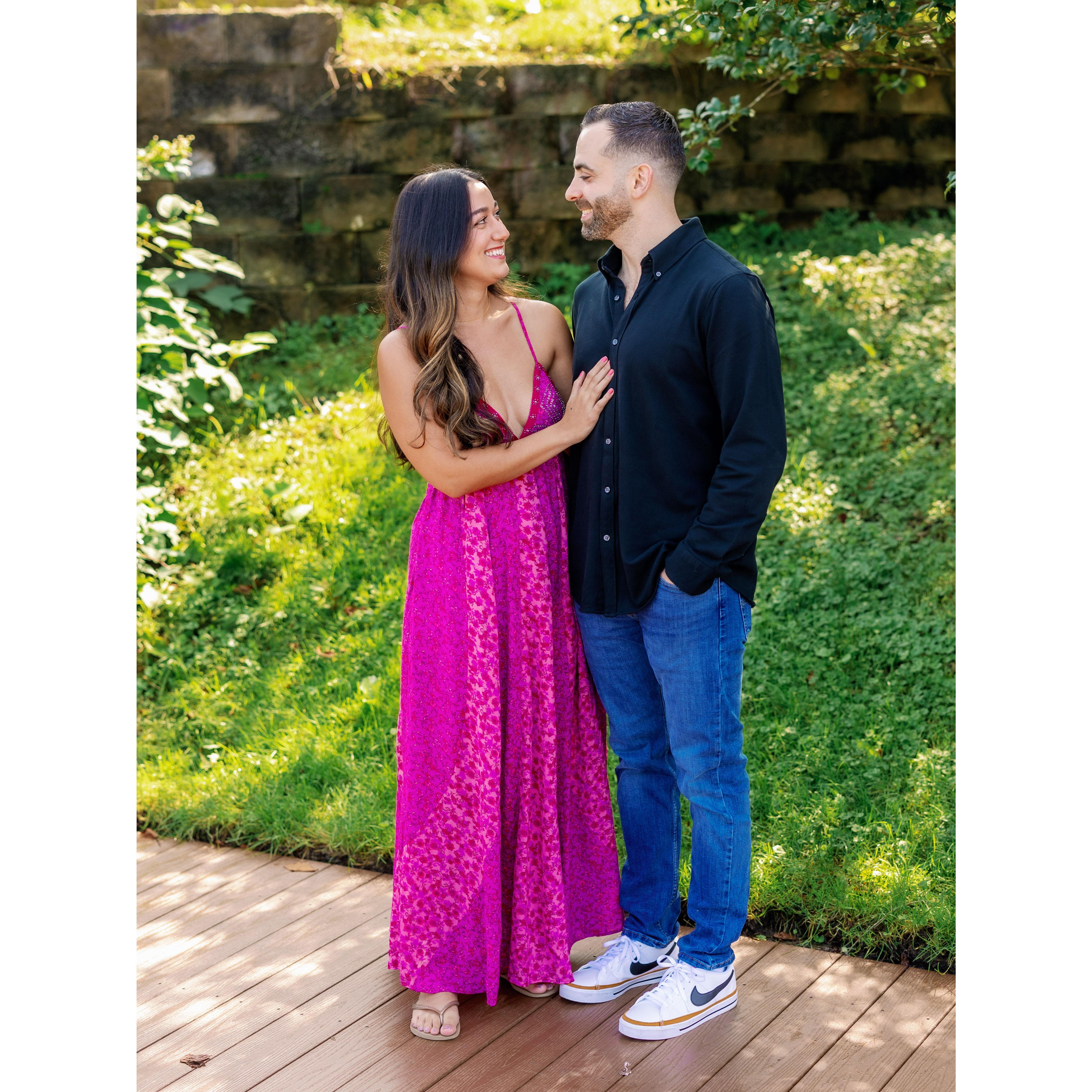 One of the first shots of our engagement sesh