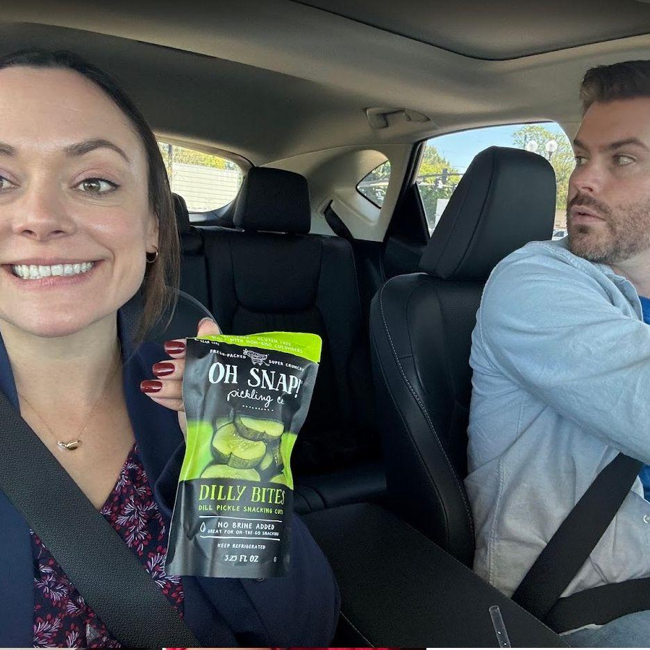 Pickle snack coming back from a PDA conference in DC