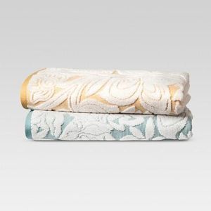 Textured Floral Bath Towels - Threshold™