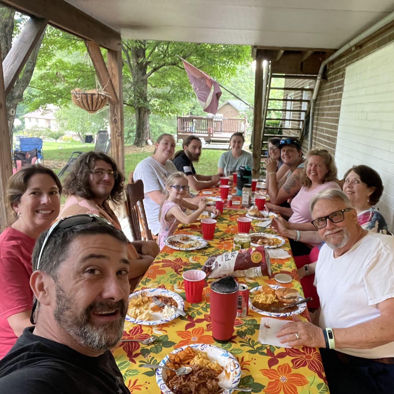 This photo was taken on our trip to Kingsport, Tennessee to visit my extended family!