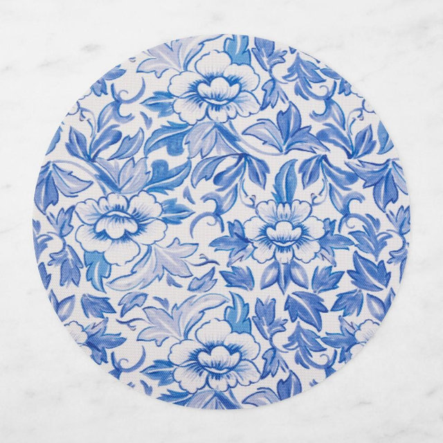 Chilewich Limone Round Placemats, Set of 4