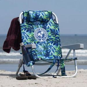 Tommy Bahama Beach Chair 2-Pack (Blue Leaves)