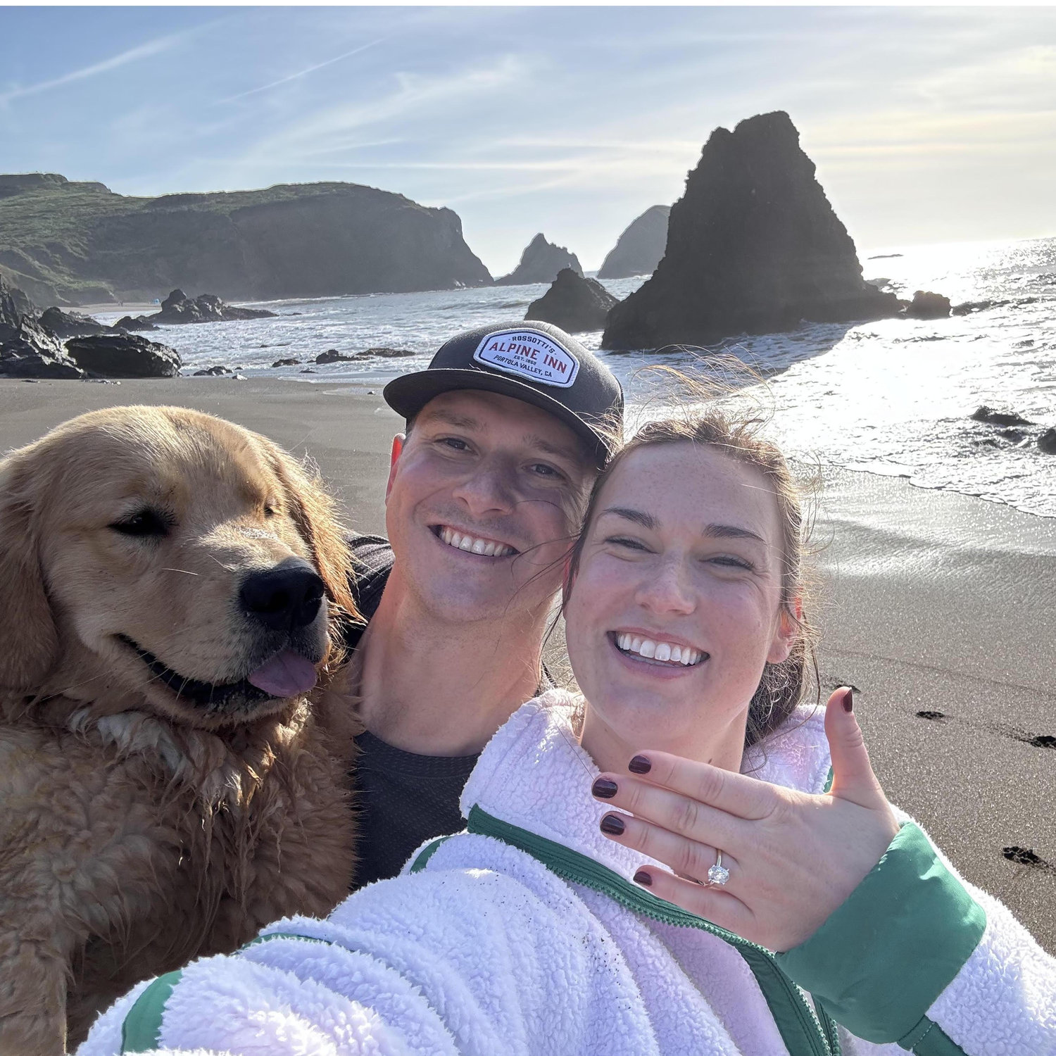 Engagement in Marin Headlands!