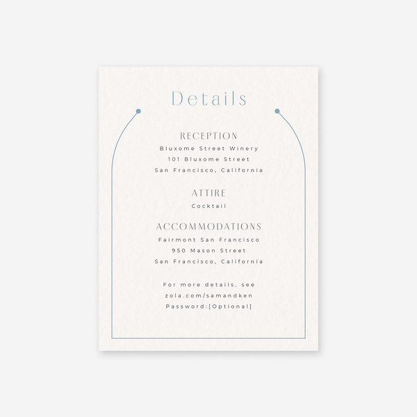 Zola Wedding Enclosure Cards - Suzi
