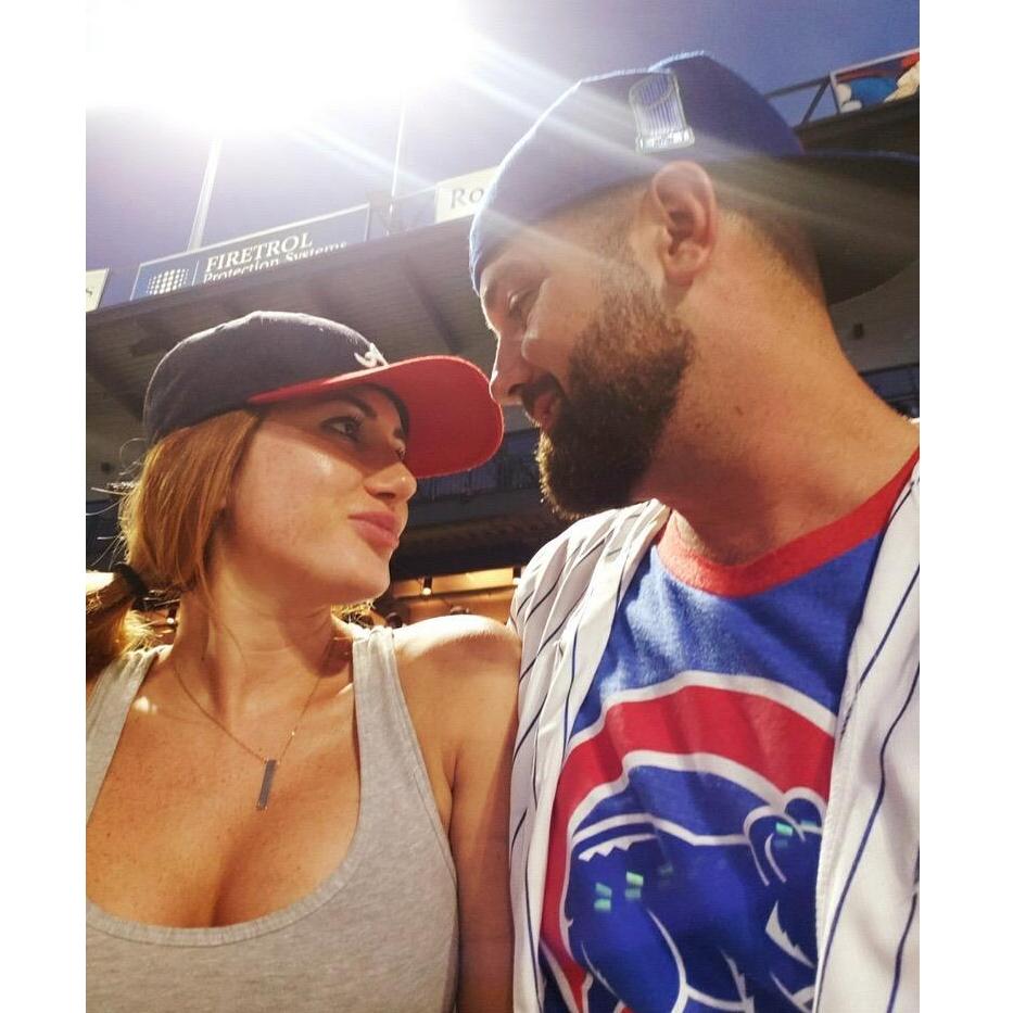 Our first ball game together.