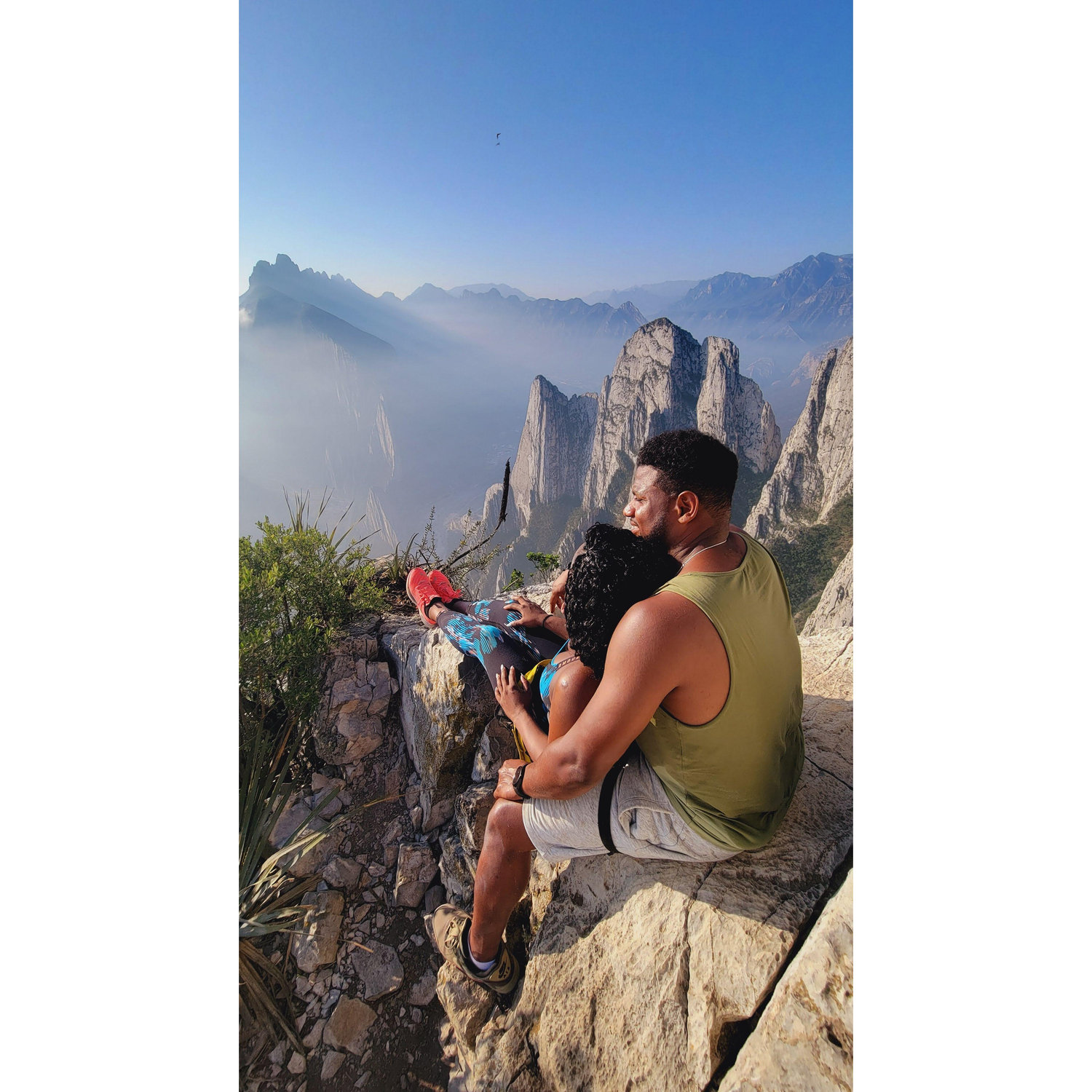 Our rappel excursion in Monterrey for Joel's birthday.  He always wants to see how in shape he is as he ages.
