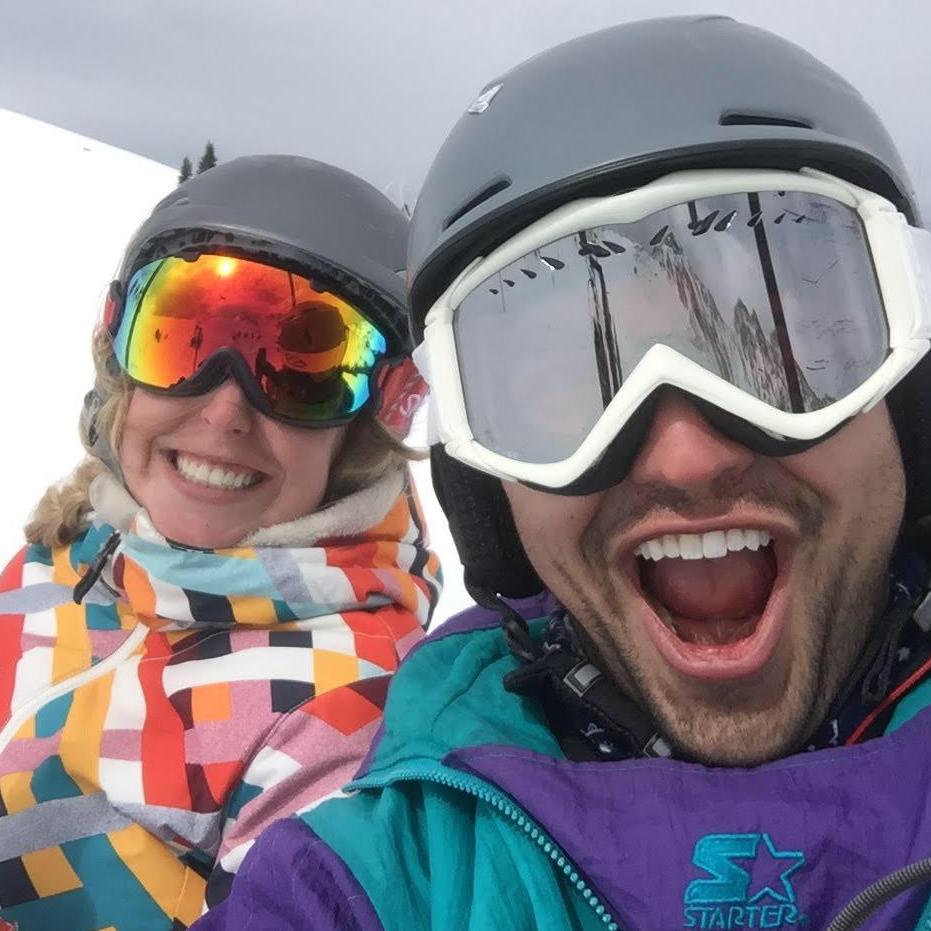 1st ever photo together - Arapahoe Basin, CO - March 2017