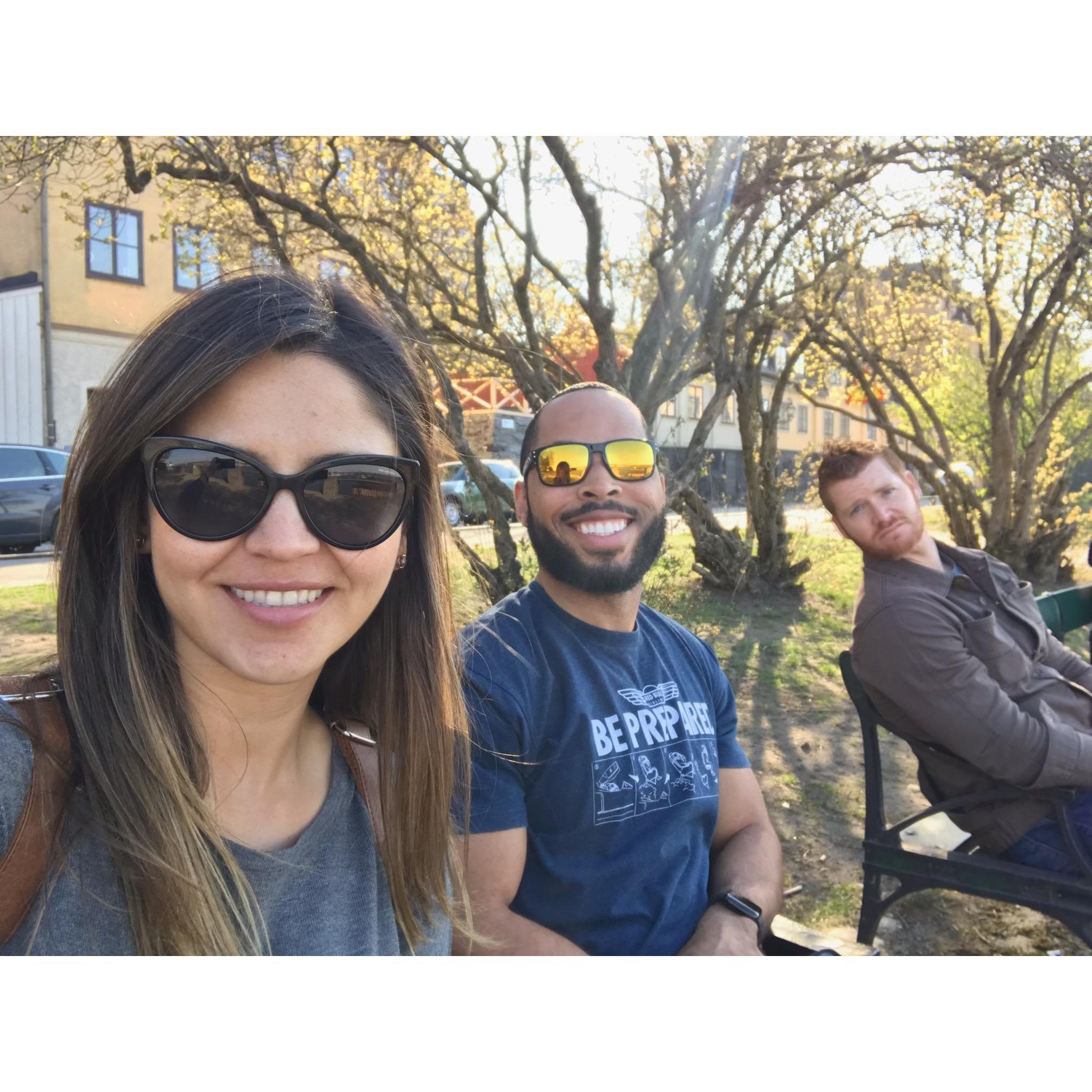 Kat, B & Wes 
Stockholm, Sweden 2019