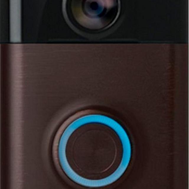 Ring - Wi-Fi Smart Video Doorbell - Venetian Bronze