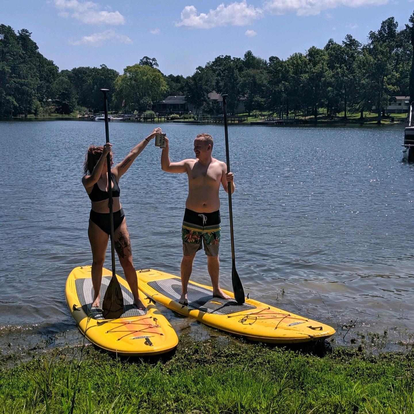 Cheers to an amazing lake house weekend.