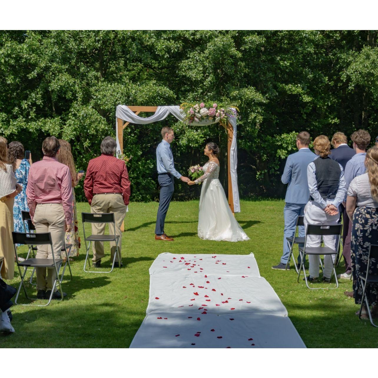 Our outdoor wedding in Sweden on June 29th, 2024.