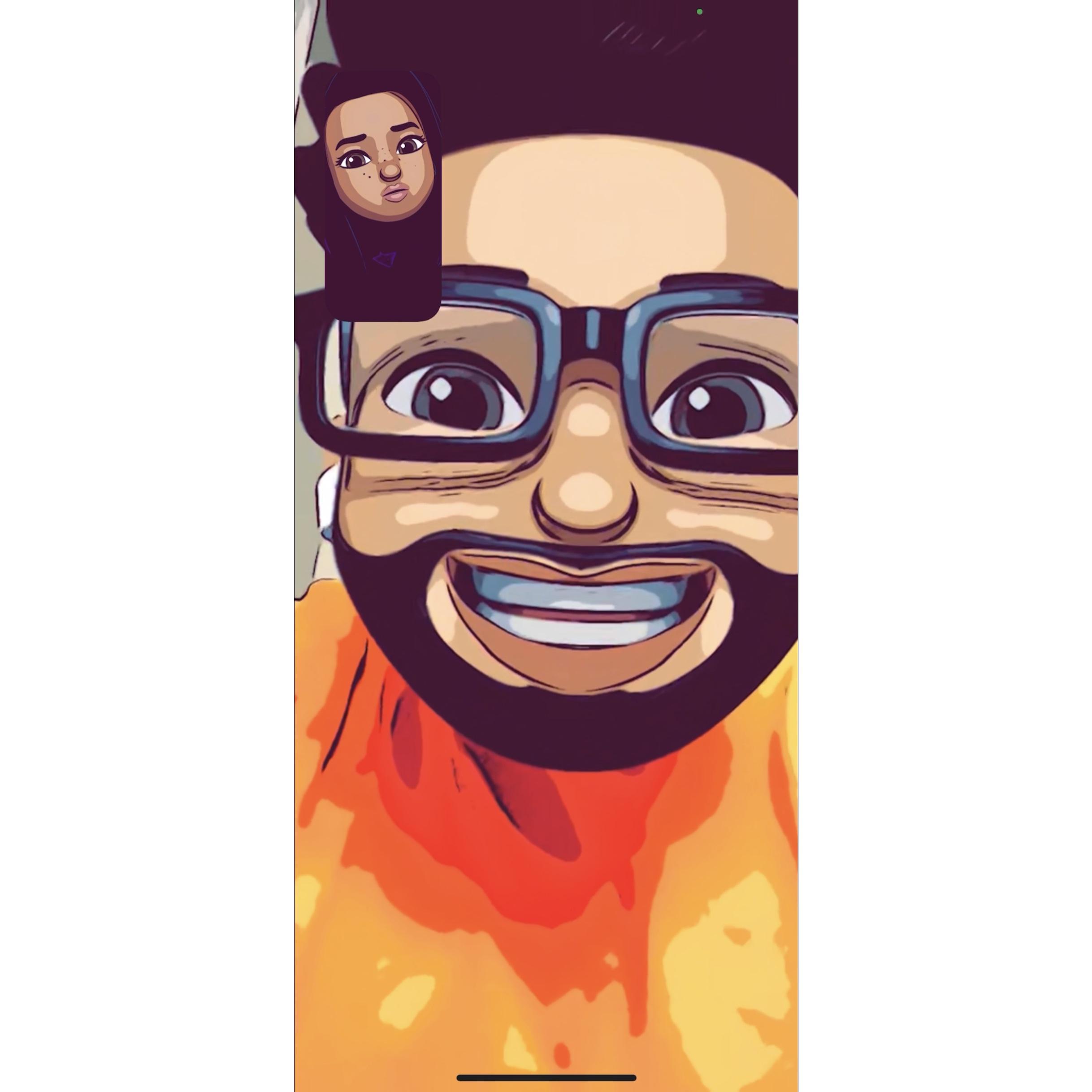 Before we actually met in person 2 weeks later, we built our relationship on conversations through Facetime.